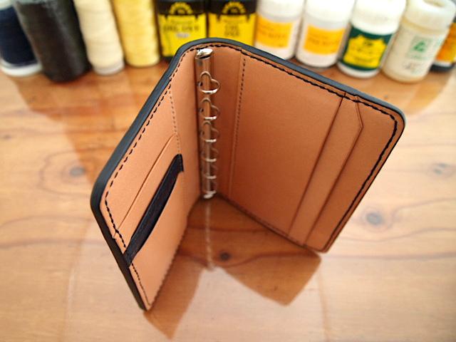 【オーダー】クロコダイル本革で作る多機能型手帳ミニ6穴タイプ | 4枚目