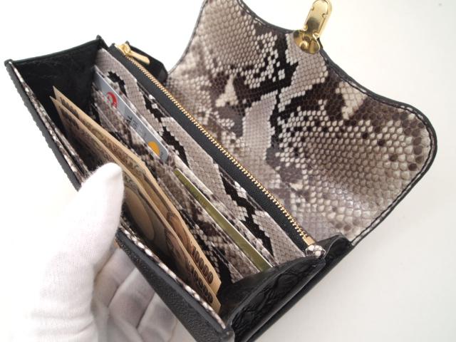 【オーダー】スティングレイで作る2つ折り豆さし開閉式の長財布 | 8枚目