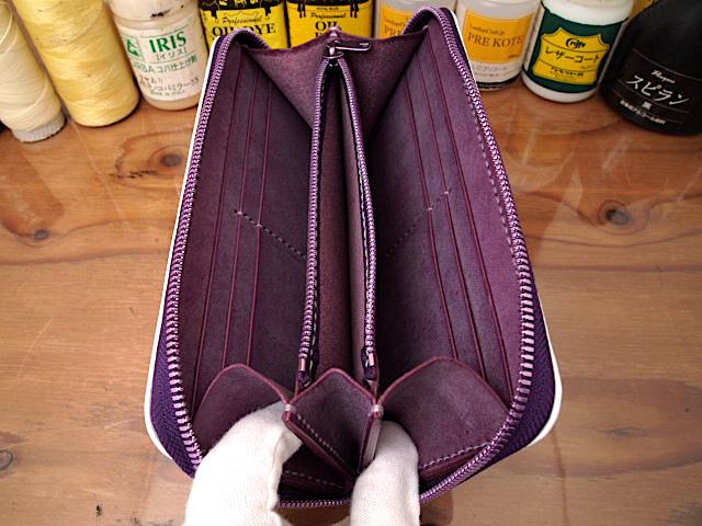 【オーダー】ヒマラヤクロコダイル×ロロマレザーラウンドファスナー長財布 | 8枚目