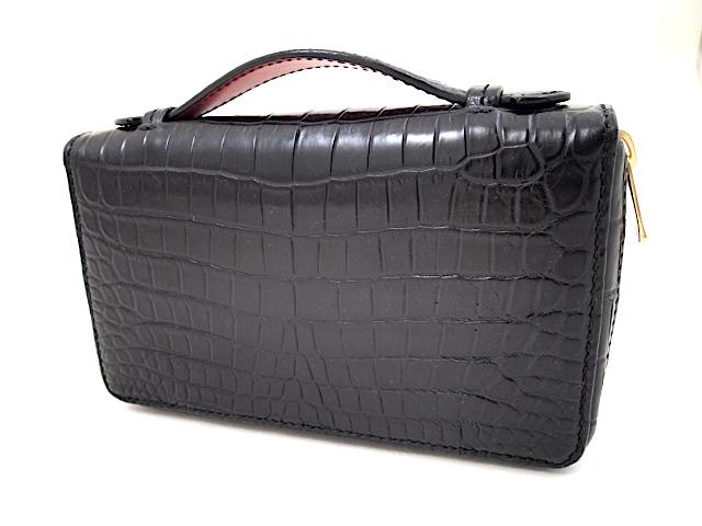 【オーダー】クロコダイル本革でつくるXLマルチ財布ハンドバッグ | 2枚目