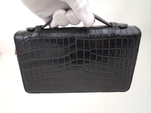 【オーダー】クロコダイル本革でつくるXLマルチ財布ハンドバッグ | 5枚目
