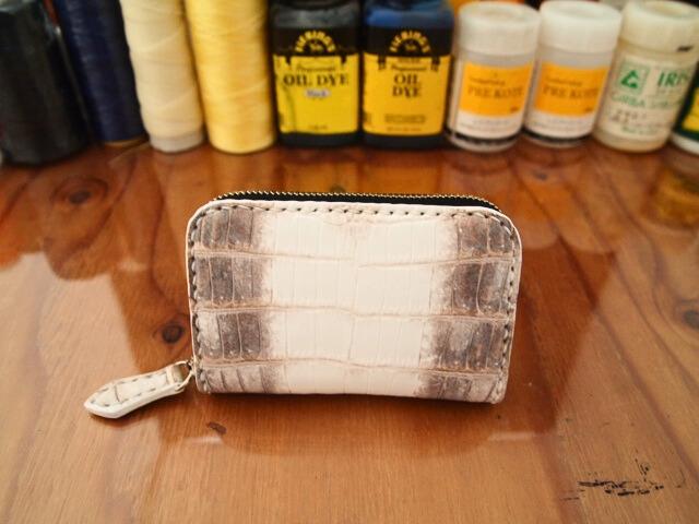 【受注製作】ヒマラヤクロコダイルで作るラウンドファスナーコインケース | 2枚目