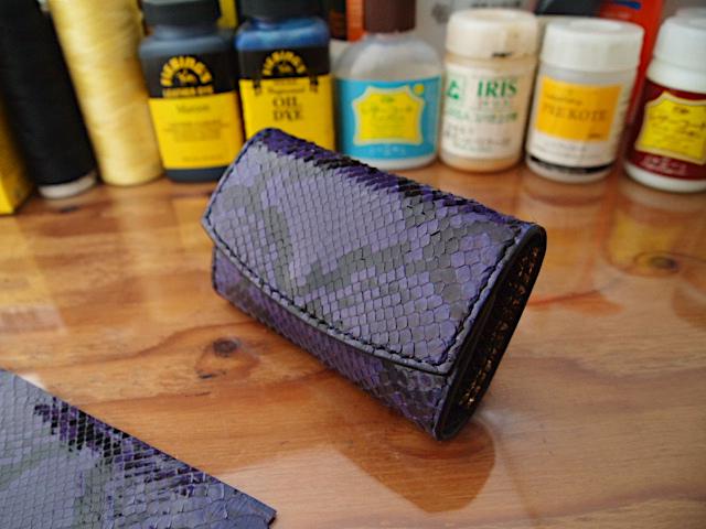 【受注製作】ダイヤモンドパイソンで作る6連キーケース | 2枚目